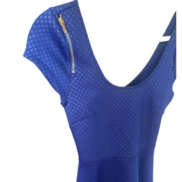 Bebe | Flare Blue Dress | Size Petite Small | NWOT - Picture 3 of 5